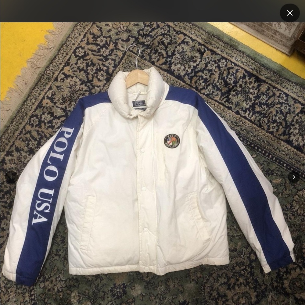 Ralph Lauren Polo Retro Down Filled Ski Jacket Suicide Downhill Snow